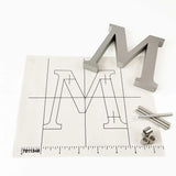 Anodized Cast Aluminum Sign Letters
