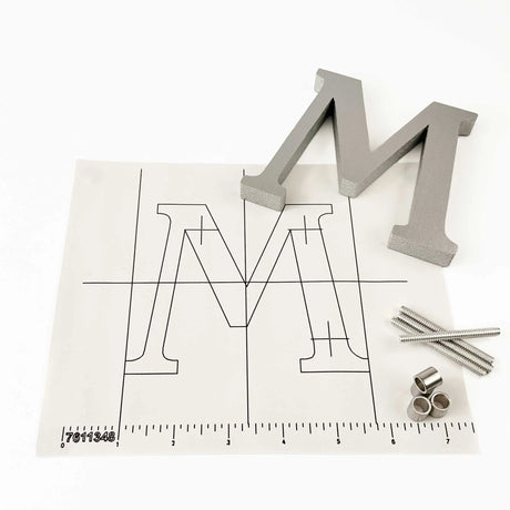Anodized Cast Aluminum Sign Letters