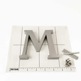 Anodized Cast Aluminum Sign Letters