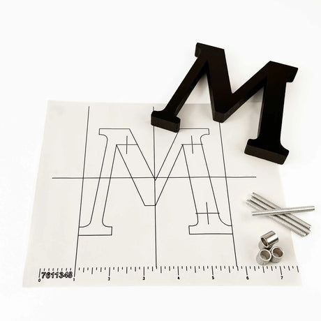 Anodized Cast Aluminum Sign Letters