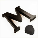 Anodized Cast Aluminum Sign Letters
