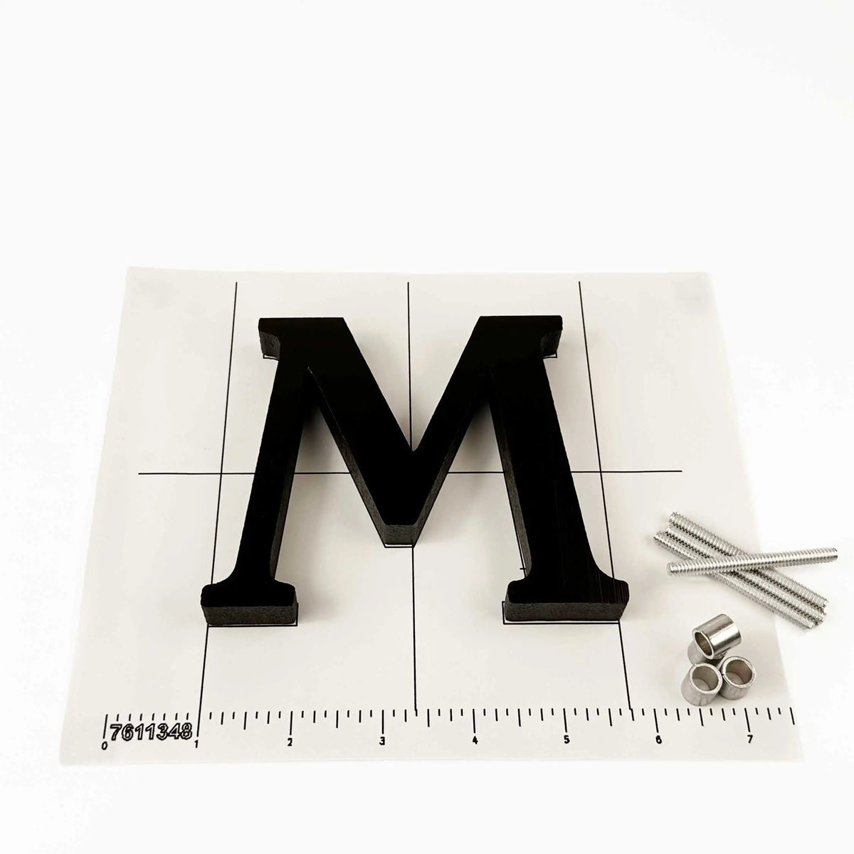 Anodized Cast Aluminum Sign Letters