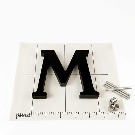 Anodized Cast Aluminum Sign Letters