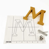 Anodized Cast Aluminum Sign Letters