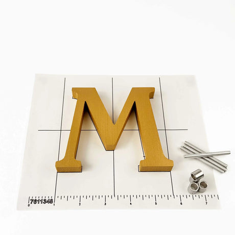 Anodized Cast Aluminum Sign Letters