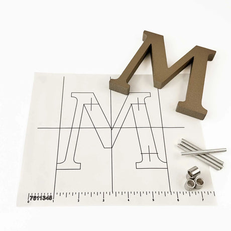 Anodized Cast Aluminum Sign Letters