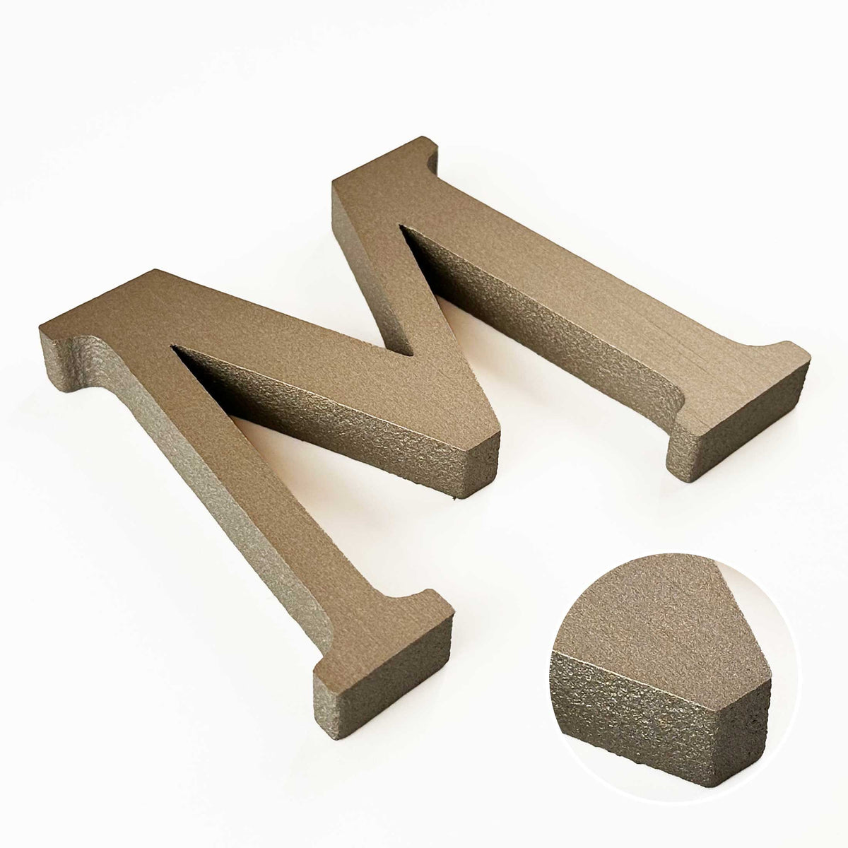 Anodized Cast Aluminum Sign Letters