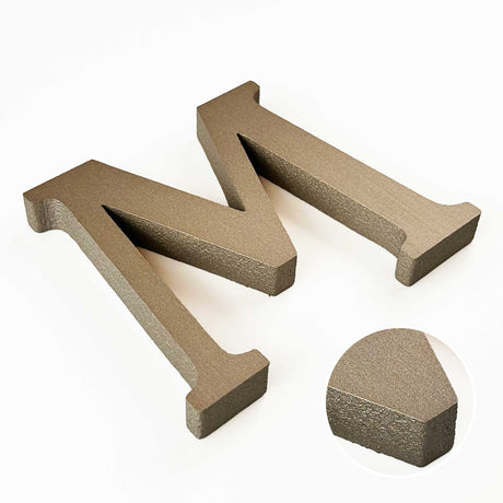Anodized Cast Aluminum Sign Letters