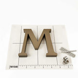 Anodized Cast Aluminum Sign Letters
