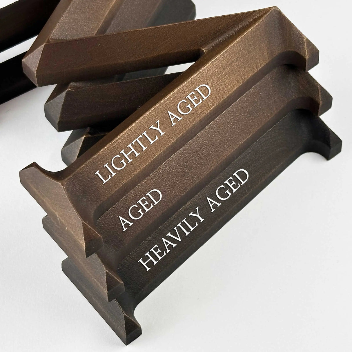 Lightly Aged Prismatic Cast Bronze Sign Letters & Numbers Gemini