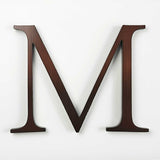 Dark alt oxidized solid copper division 10 architectural sign letter 