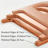Comparison of polished and brushed face and side finishes for solid copper division 10 architectural sign letters