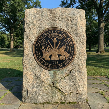 Solid Bronze US Department of the Army Seal