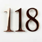 Polished Copper Sign Letters & Numbers