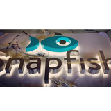 Back Lit Painted Aluminum Channel Letters & Numbers