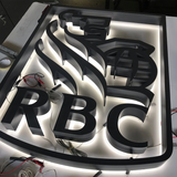 Back Lit Painted Aluminum Channel Letters & Numbers