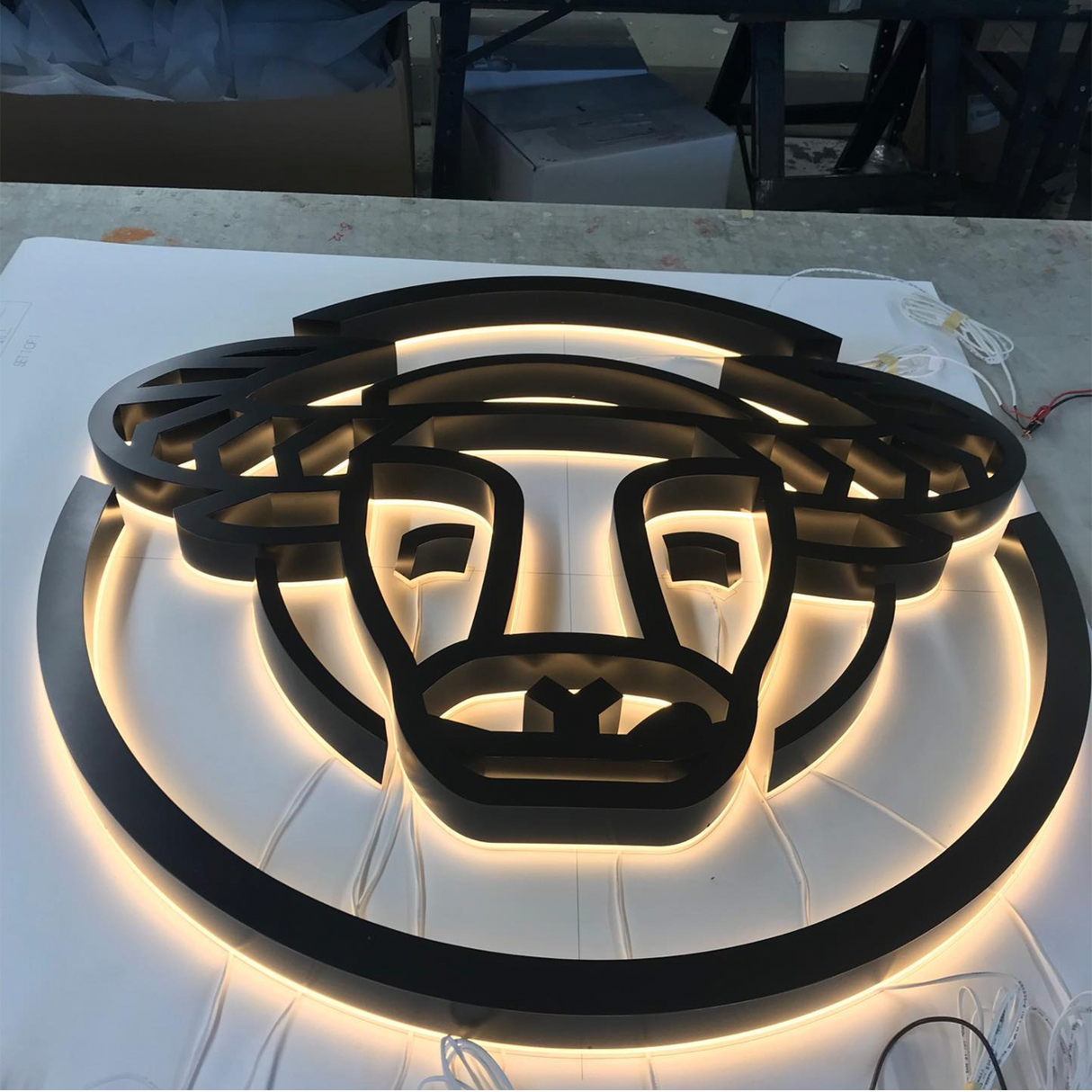 Back Lit Painted Aluminum Channel Letters & Numbers