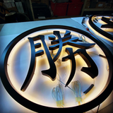 Back Lit Painted Aluminum Channel Letters & Numbers