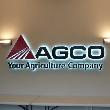 Back Lit Painted Aluminum Channel Letters & Numbers