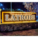 Back Lit Painted Aluminum Channel Letters & Numbers