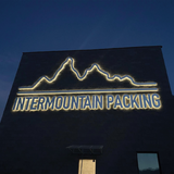 Back Lit Painted Aluminum Channel Letters & Numbers