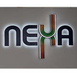 Back Lit Painted Aluminum Channel Letters & Numbers