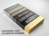 Anodized Cast Aluminum Sign Letters Gemini