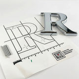 Chrome Channel Letters & Numbers