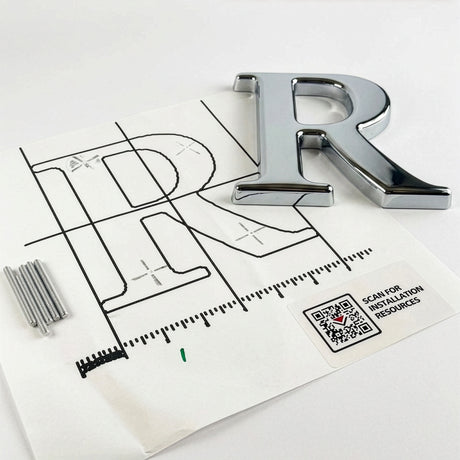 Chrome Channel Letters & Numbers
