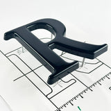 Formed plastic sign letters with mounting template and hardware