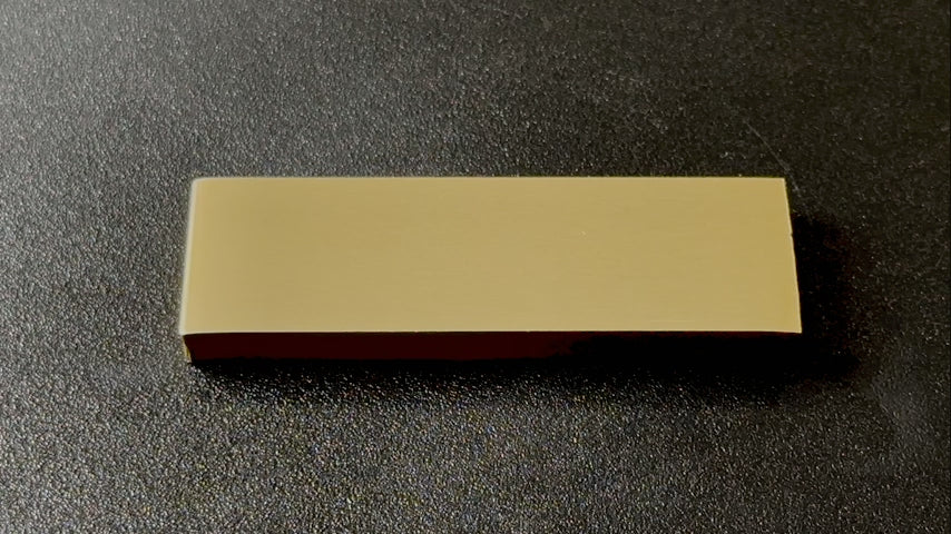 Polished & Gold Anodized Aluminum Sign Letters & Numbers