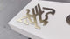 Lightly Aged Bronze Sign Letters & Numbers