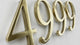 Polished Brass Sign Letters & Numbers