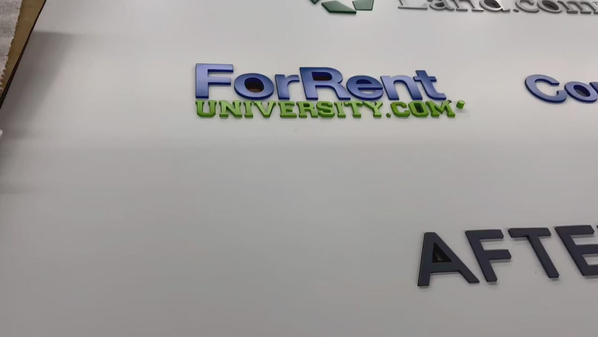 Painted Acrylic Sign Letters & Numbers