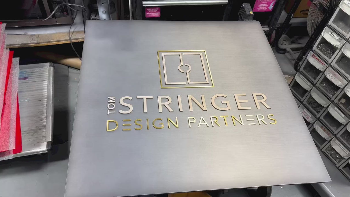 Polished Brass Sign Letters & Numbers