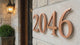 Brushed Copper Sign Letters & Numbers