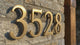 Brushed Bronze Sign Letters & Numbers