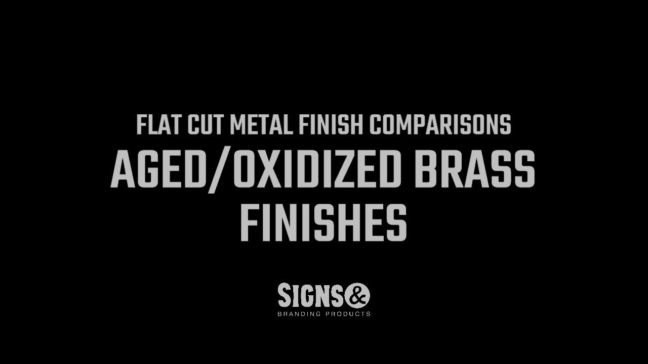 360 degree video of aged brass finishes in light, medium, and dark oxidized