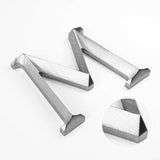 Hand Sanded Prismatic Cast Aluminum Sign Letters & Numbers