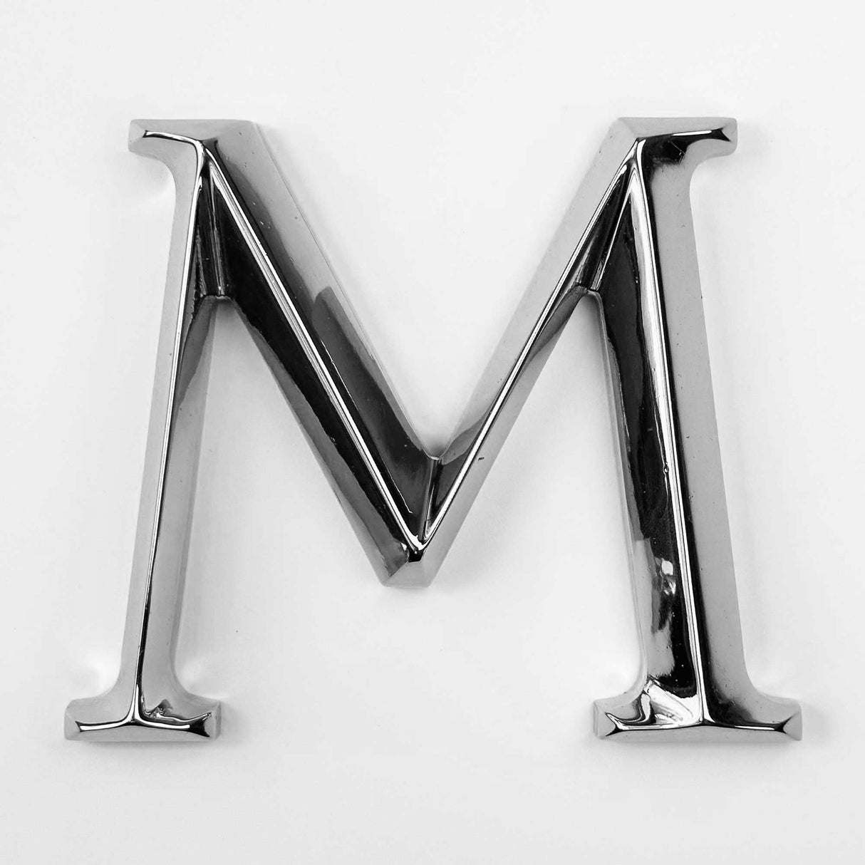 Polished Prismatic Cast Aluminum Sign Letters & Numbers