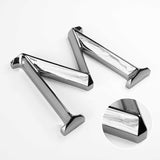 Polished Prismatic Cast Aluminum Sign Letters & Numbers