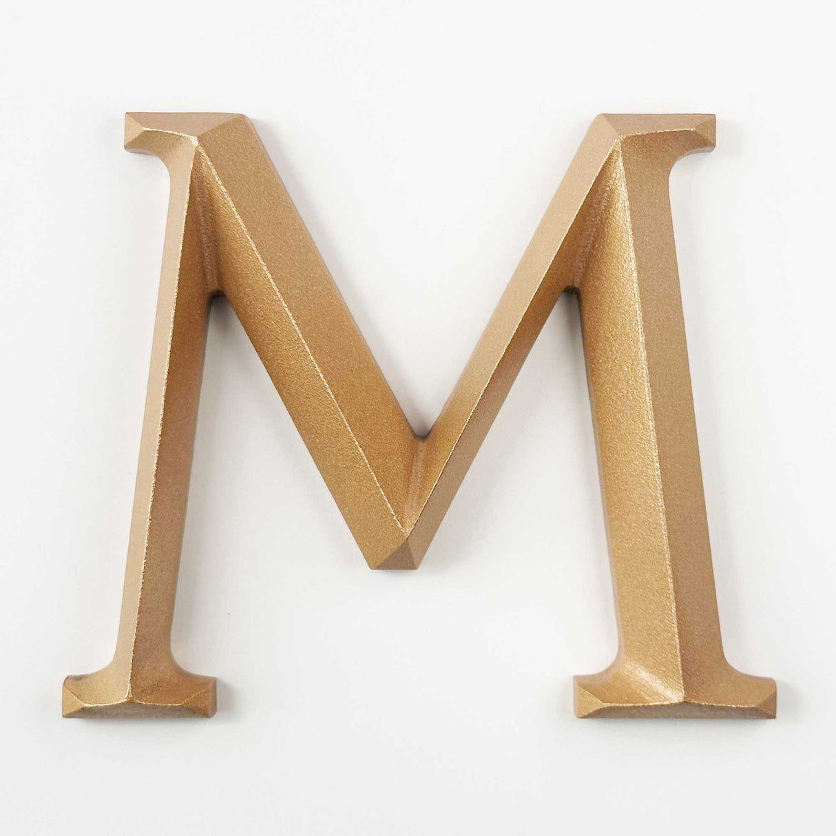 Bead Blasted Prismatic Cast Bronze Sign Letters & Numbers