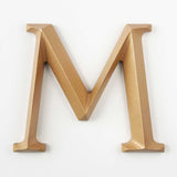 Bead Blasted Prismatic Cast Bronze Sign Letters & Numbers