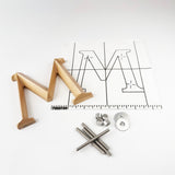 Bead Blasted Prismatic Cast Bronze Sign Letters & Numbers