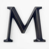 Heavily Aged Prismatic Cast Bronze Sign Letters & Numbers