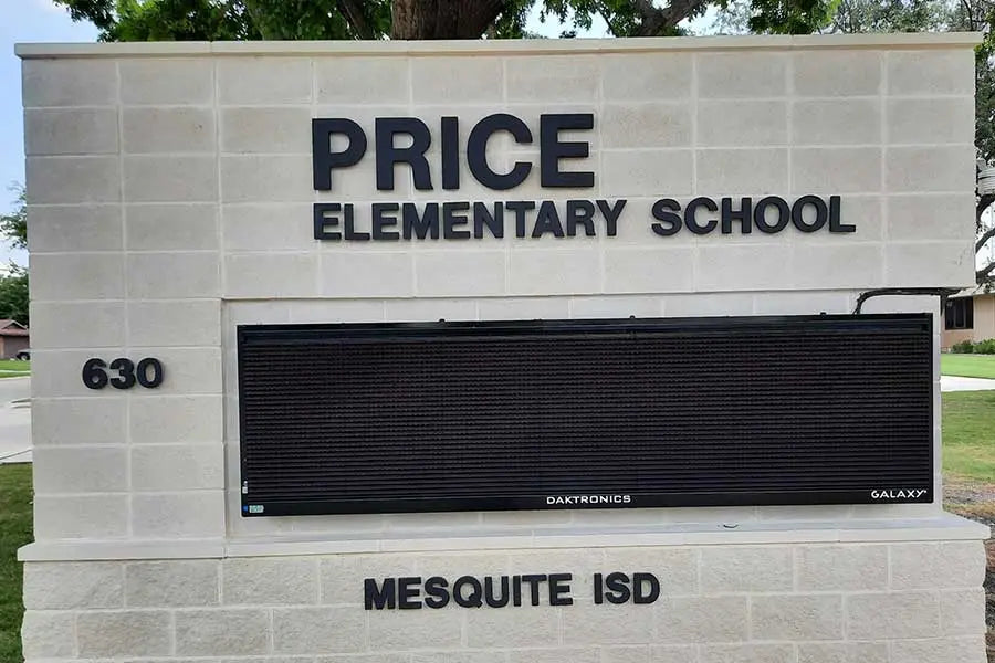 Anodized Cast Aluminum Sign Letters Gemini