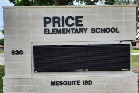 Anodized Cast Aluminum Sign Letters Gemini