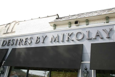 Anodized Cast Aluminum Sign Letters Gemini