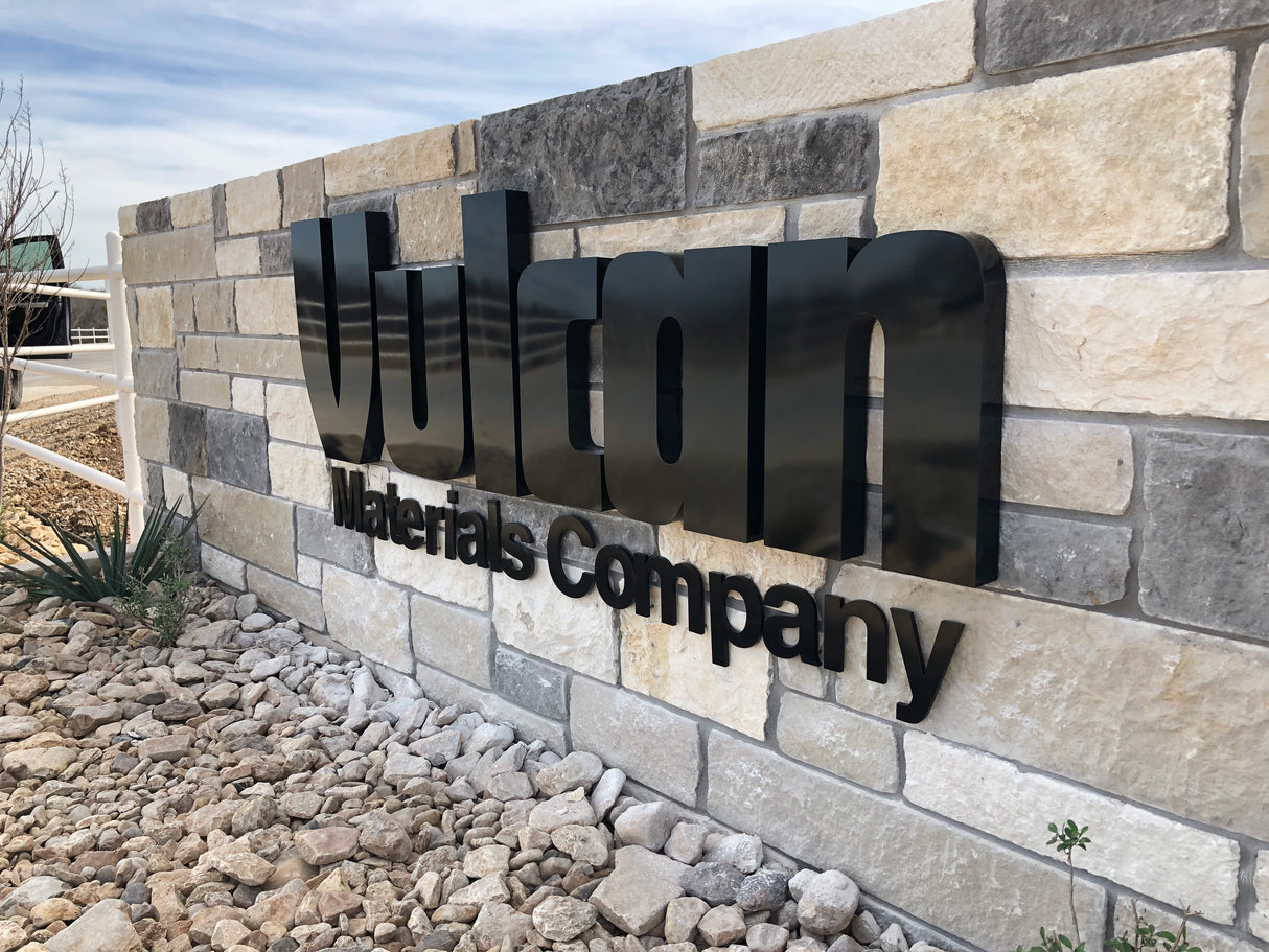 Painted Aluminum Channel Letters & Numbers