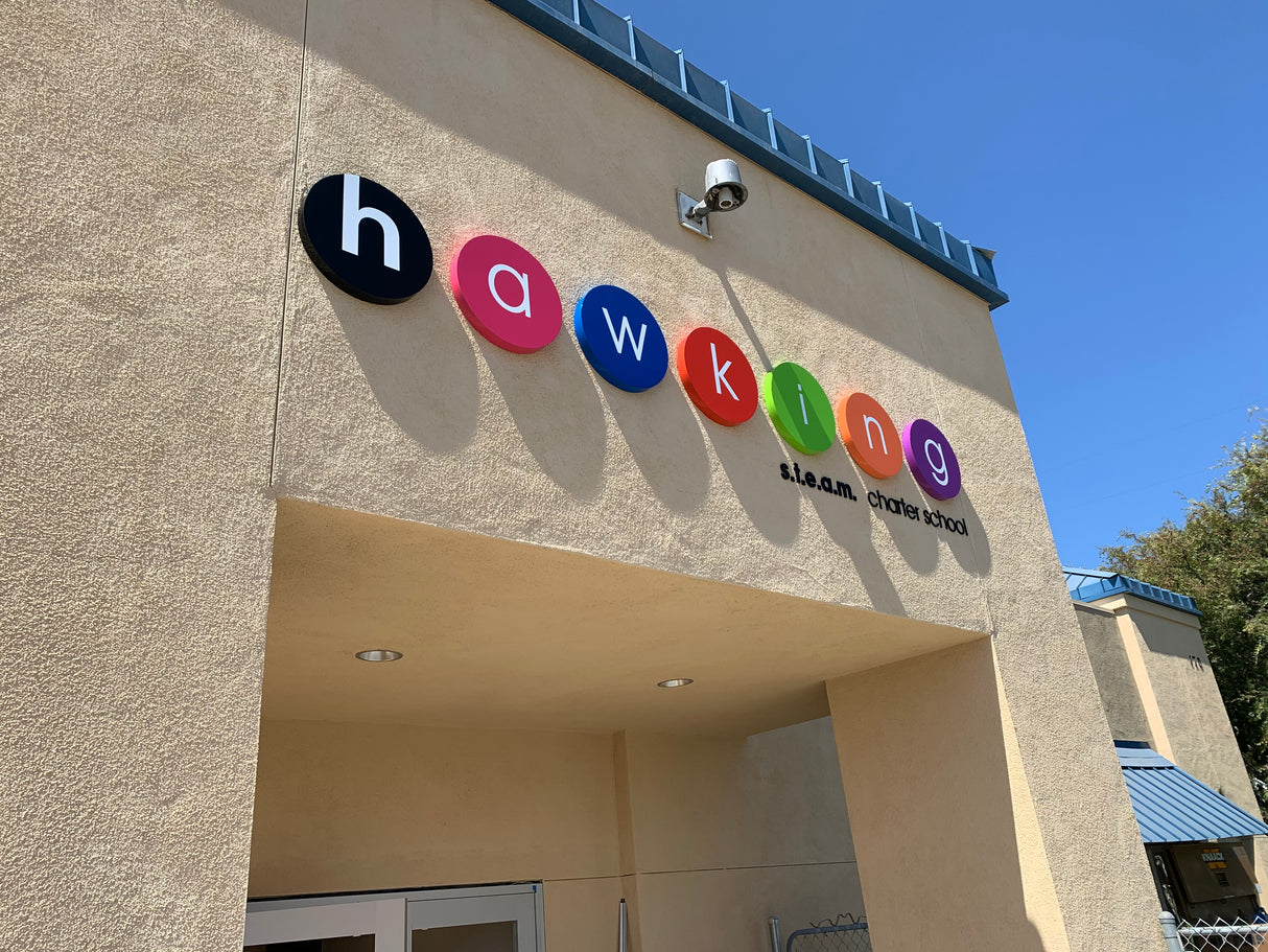 Painted Aluminum Channel Letters & Numbers